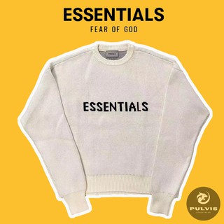 ⚡️[CHỈ 1 NGÀY] - Áo FEAR OF GOD ESSENTIALS Knit Sweater Buttercream, Áo len FOG ESSENTIALS