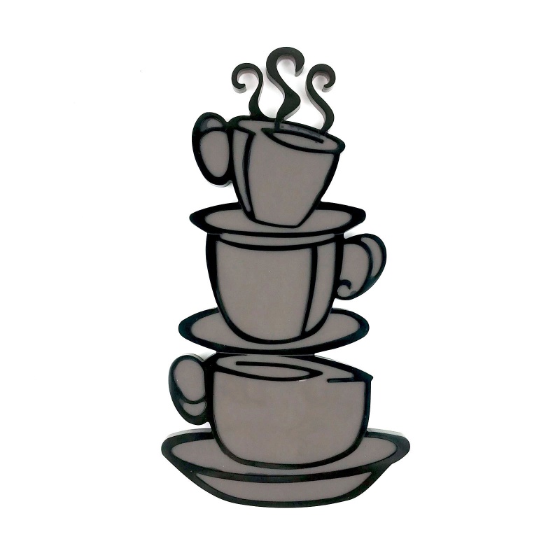 Khuôn Silicone Làm Cốc Cà Phê / Đồ Trang Trí Tường Độc Đáo DIY