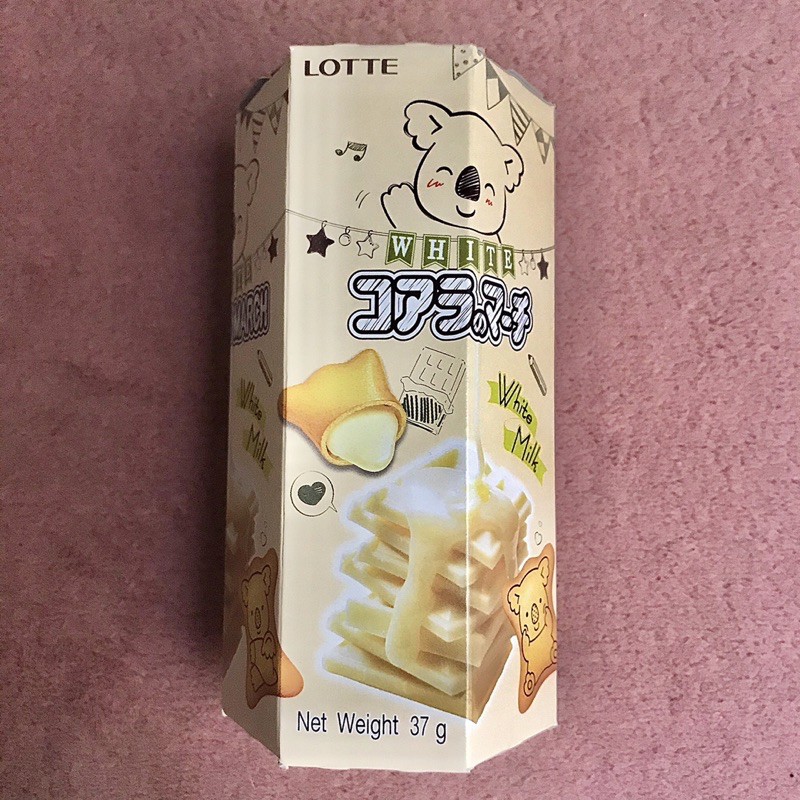 Bánh gấu Lotte Koala's March nhân socola/ socola sữa 37g (hộp)