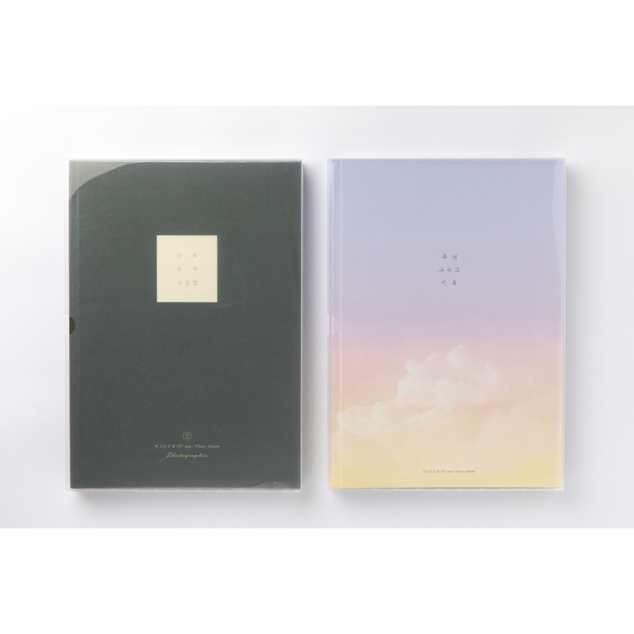 Binder Collect Book ARTBOX Hàn Quốc Đựng Ảnh Kỉ Niệm Màu Đen 20 Trang
