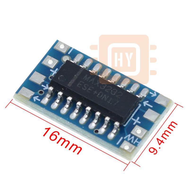 5pcs mini RS232 MAX3232 Levels to TTL level converter board serial converter module