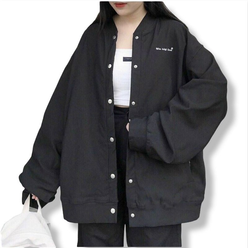 Áo Khoác Dù Bomber Cúc Bấm Siêu HOT ĐĂNG QUANG FASHION