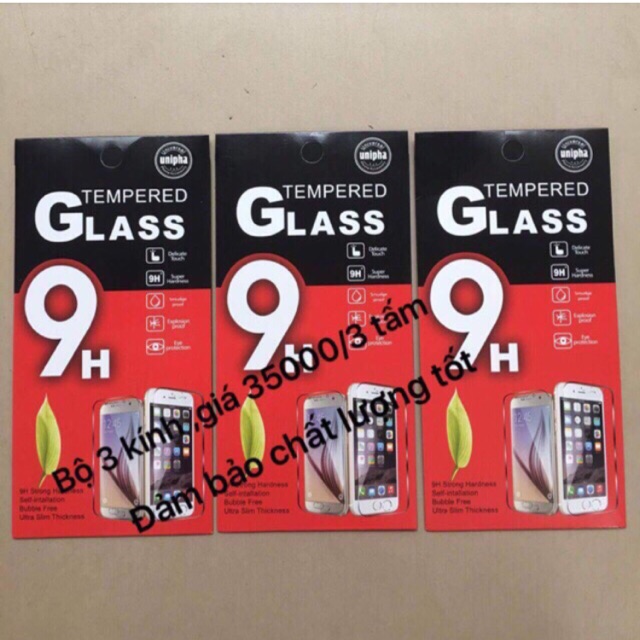Bộ 3 kính cường lực chống vơ màn hình samsung galasy j7 prime