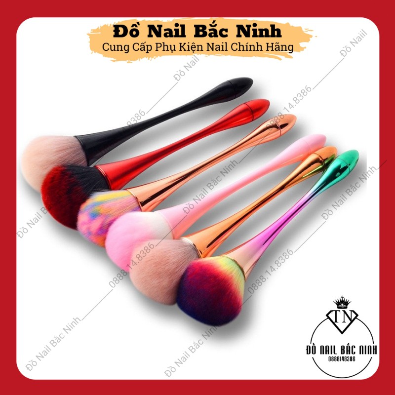 Chổi Cọ Phủi Bụi Nail Cán Dài Hàng Cao Cấp