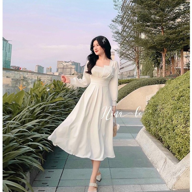 HÀNG CAO CẤP LOẠI 1-FREESHIP-Váy trắng dự tiệc sang trong-đầm trắng chụp hình cưới,đi du lịch siêu xinh-min.house86 | BigBuy360 - bigbuy360.vn