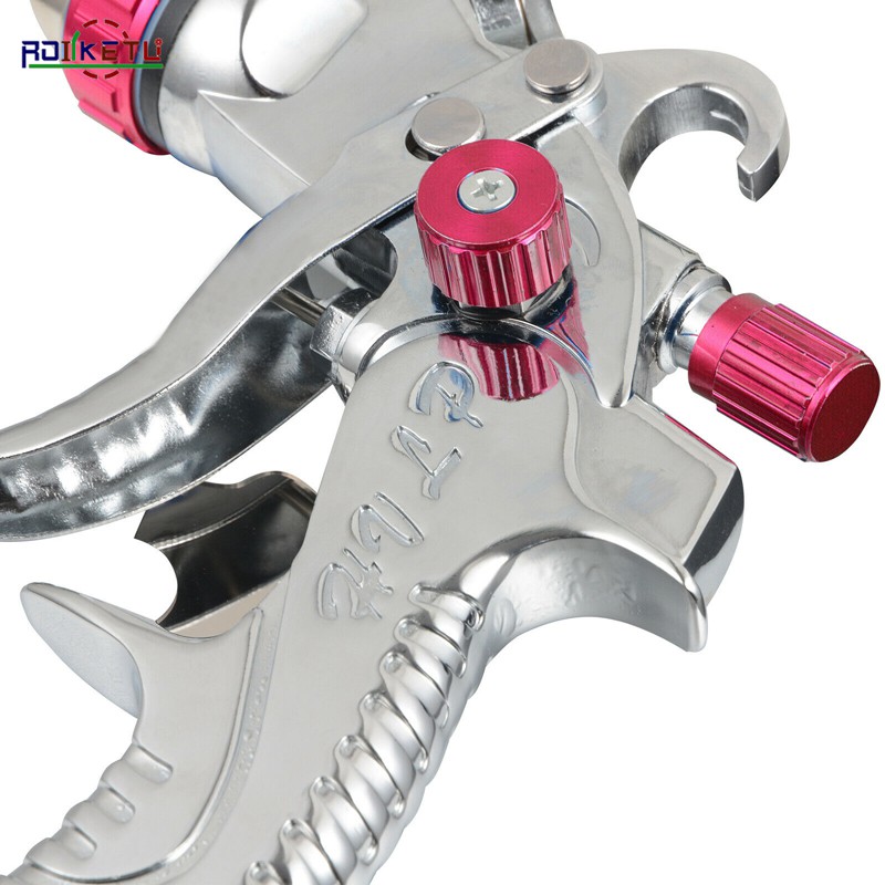 1.4/1.7/2.0mm Nozzle Gravity Pneumatic Air Paint Spay Gun G2008 Professional HVLP 600ML For Car Auto Repair Tool Painting Kit