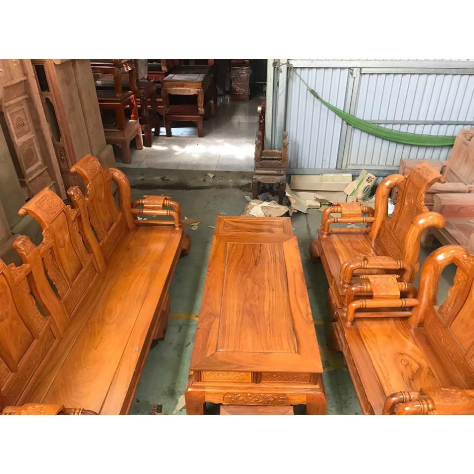 Bộ bàn ghế Tần Thủy Hoàng gỗ Gõ Đỏ