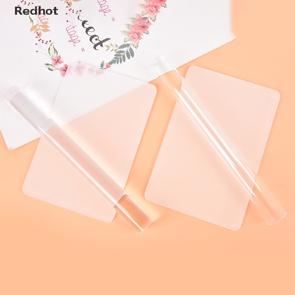 &lt; Redhot &gt; Cây Lăn Đất Sét Acrylic Trơn Dùng Để Tạo Hình DIY