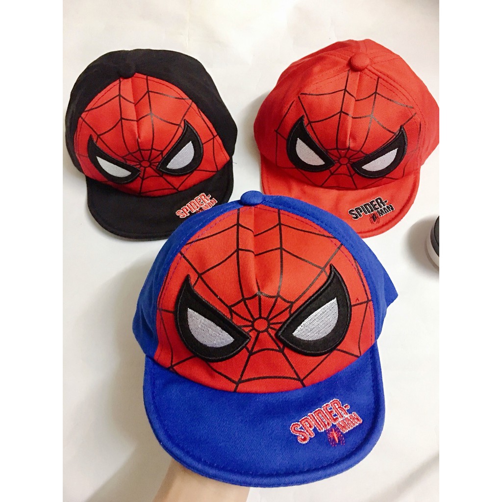 Mũ nón lưỡi trai siêu nhân người nhện/spiderman cho bé 8 tháng - 3 tuổi