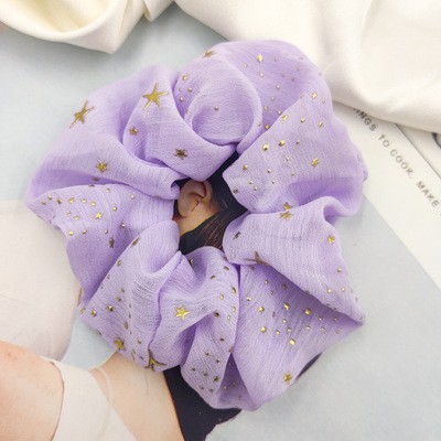 Dây Buộc Tóc Chlins Họa Tiết Ngôi Sao Năm Cánh Dễ Thương Thời Trang Cho Nữ