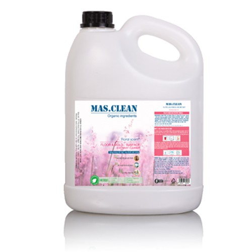 Nước lau sàn và bề mặt hữu cơ MasClean đuổi muỗi và côn trùng - can 3.8L