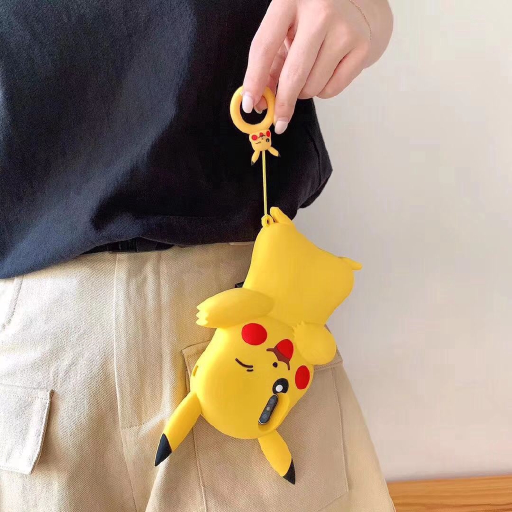 Ốp silicon mềm cho iPhone 6 6s PLUS 7 8 PLUS X Xs Xr Xsmax hình pikachu