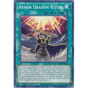 Thẻ bài Yugioh - TCG - Armor Dragon Ritual / BLVO-EN064'