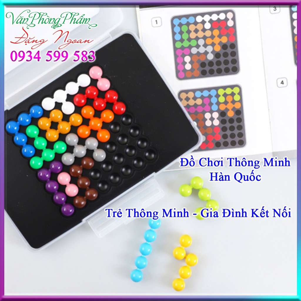 ❤️ PUZZLIA ❤️  Đồ Chơi Thông Minh HÀN QUỐC Phát Triển IQ ❤️ IQ Puzzlia Beads Puzzle 8x8 ( Hình Vuông ) - VPP Đặng Ngoan