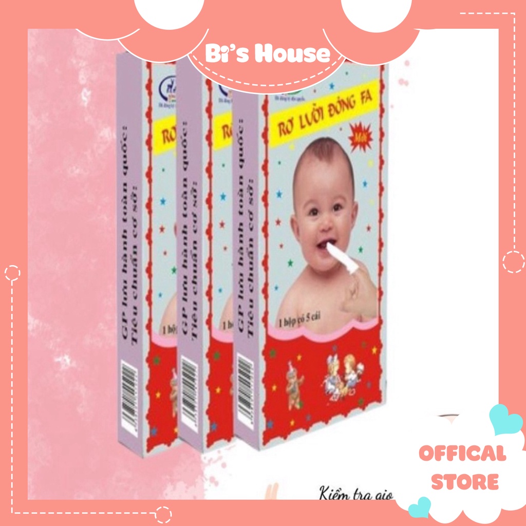 🌟 Rơ lưỡi đông pha vệ sinh răng miệng sạch sẽ an toàn cho bé| 50 chiếc🍀