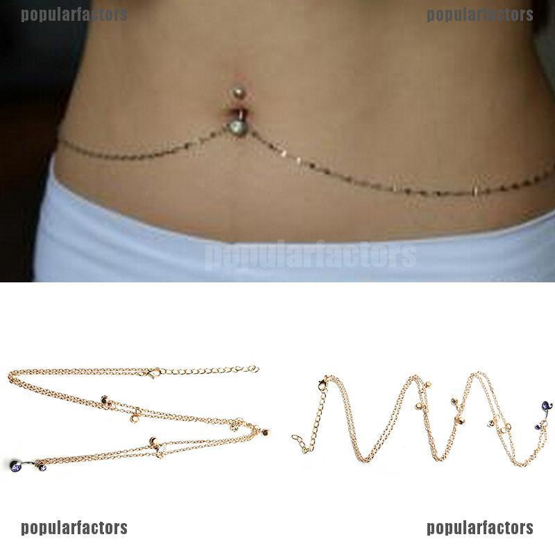 Khuyên Rốn Đính Đá Pha Lê 14g Thời Trang