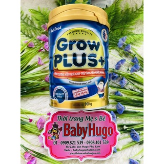Date sữa nutifood grow plus+ xanh 900gr