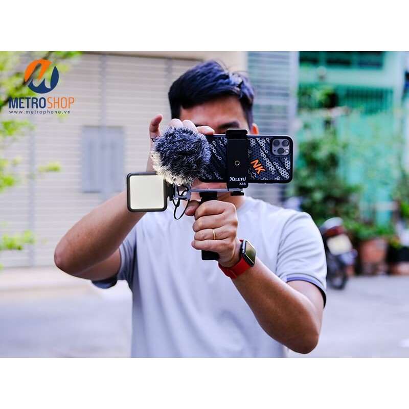 Adapter gắn LED Mic thu âm lên Gimbal hoặc tay cầm quay video