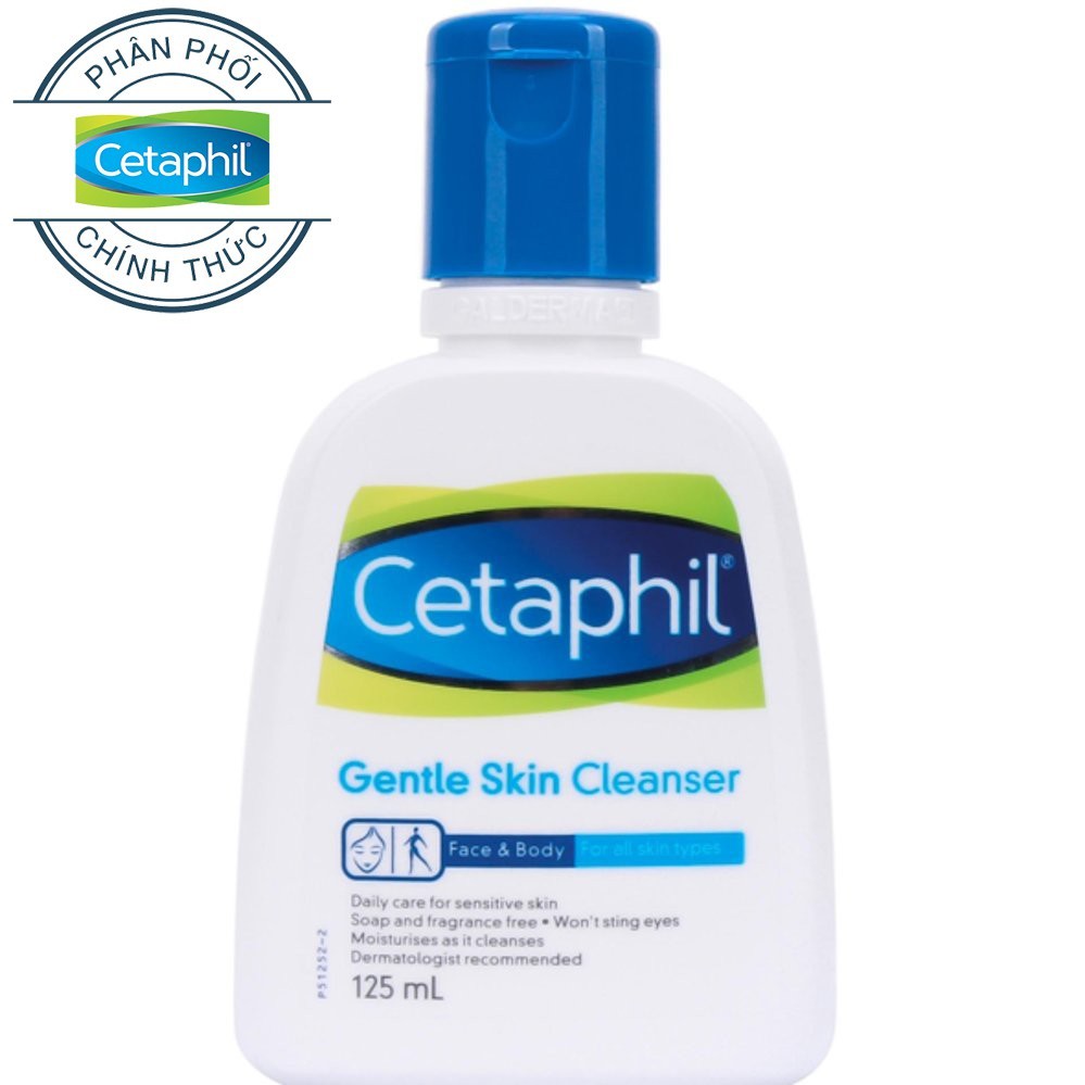 Sữa rửa mặt Cetaphil 125ml - Cetaphil Gentle Skin Cleanser 125ml - 500ml