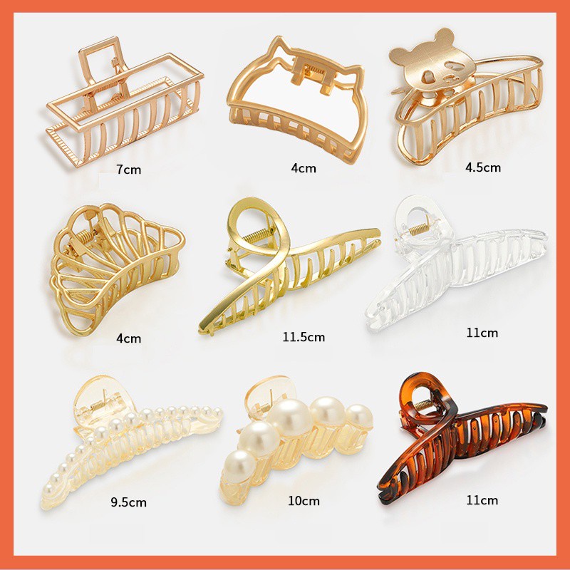 Bộ kẹp tóc càng cua thời trang Hàn Quốc dễ thương