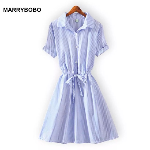 Đầm xòe cổ sơ mi xinh đẹp