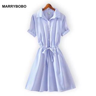 Đầm xòe cổ sơ mi xinh đẹp chất liệu kate mềm mịn