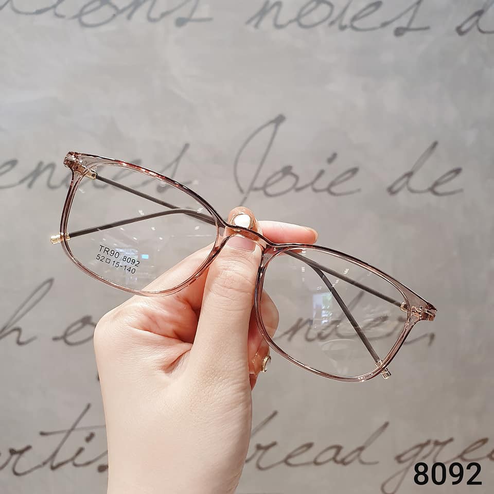 Gọng kính cận Bunny nam nữ kiểu dáng mắt vuông đa dạng màu sắc 8092