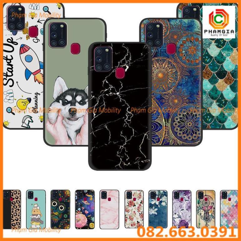 Ốp lưng Samsung Galaxy A21S dẻo hình họa tiết nhiều mẫu đẹp