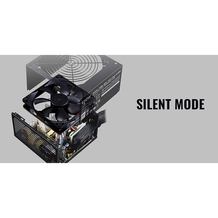 Nguồn PC COOLER MASTER MWE 700W/750W công suất thật chính hãng sơn tĩnh điện siêu mát siêu bền bảo hành 36 tháng 1 đổi 1