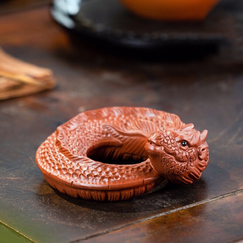 Gác Nắp Ám+ Kê Chén Chủ: Ngư Hoá Long.