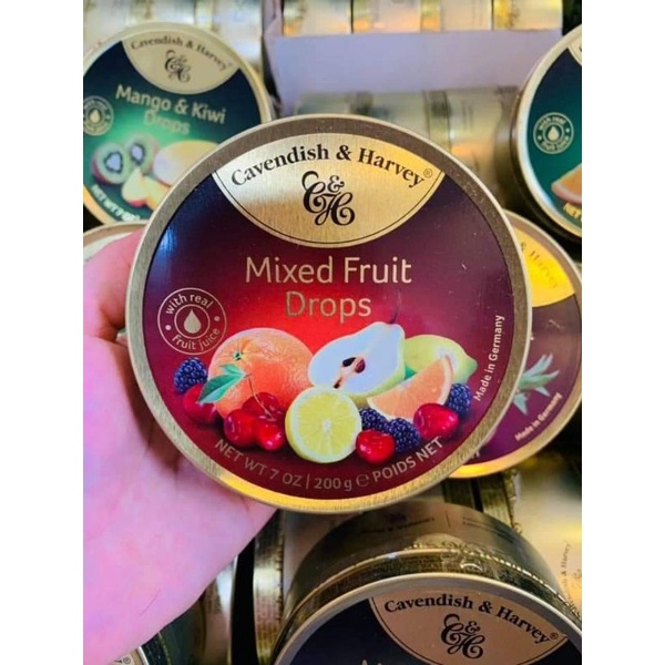 KẸO TRÁI CÂY CAVENDISH & HARVEY 200GR - XUẤT XỨ ĐỨC.