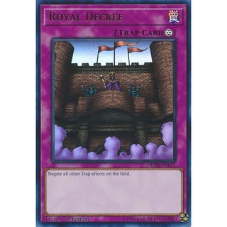 [ Zare Yugioh ] Lá bài thẻ bài DUDE -EN051 - Royal Decree - Ultra Rare