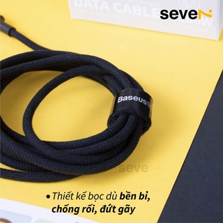 Cáp sạc nhanh 100W Baseus Cafule Metal Data Cable Type C to Type C (100W)