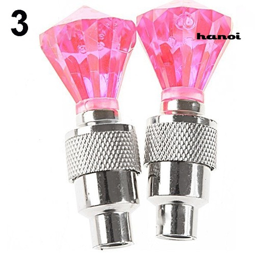 Set 2 Đèn Led Gắn Van Bánh Xe Ô Tô / Xe Đạp