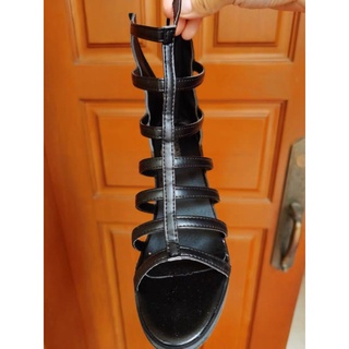 Guốc sandal chiến binh nữ (sẵn đen 38)