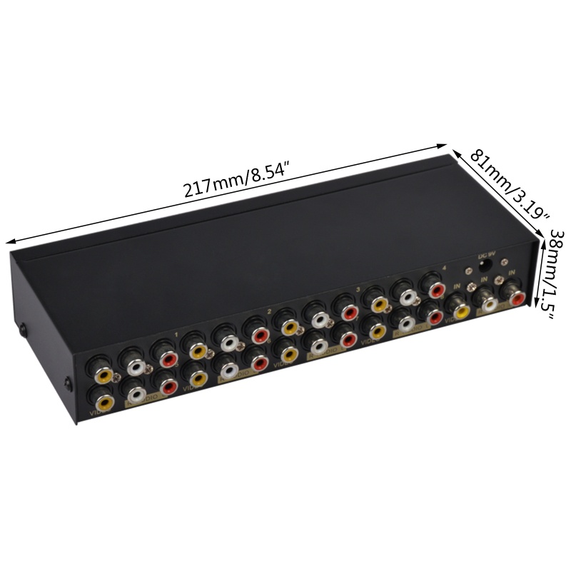 Bộ Chia 8 Cổng RCA AV 1X8 1 Trong 8 Cho HDTV