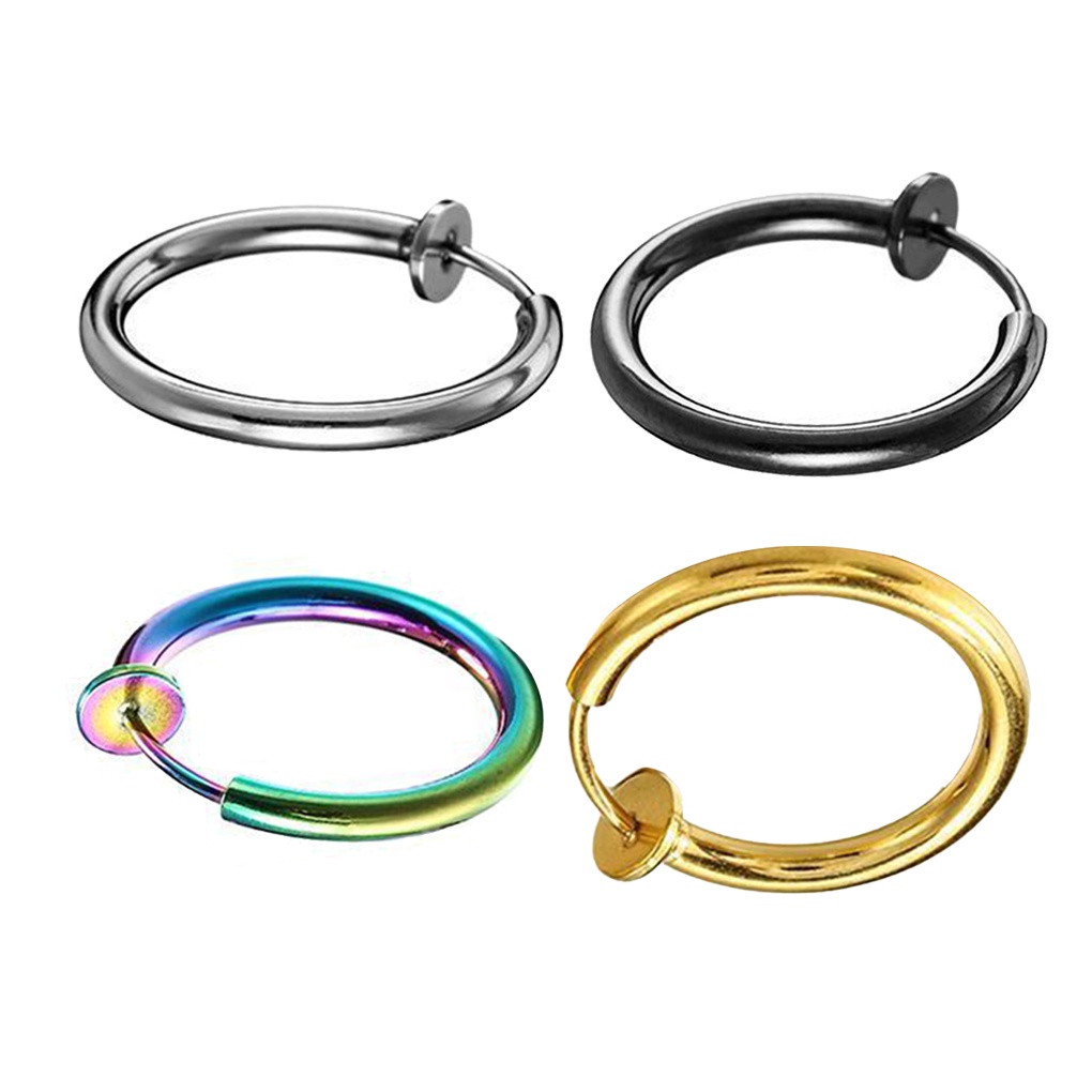 Khuyên Tai Nam Châm Titanium Không Cần Bấm Lỗ Khuyên Tai Nam Không Cần Bấm Lỗ (1 Cái)