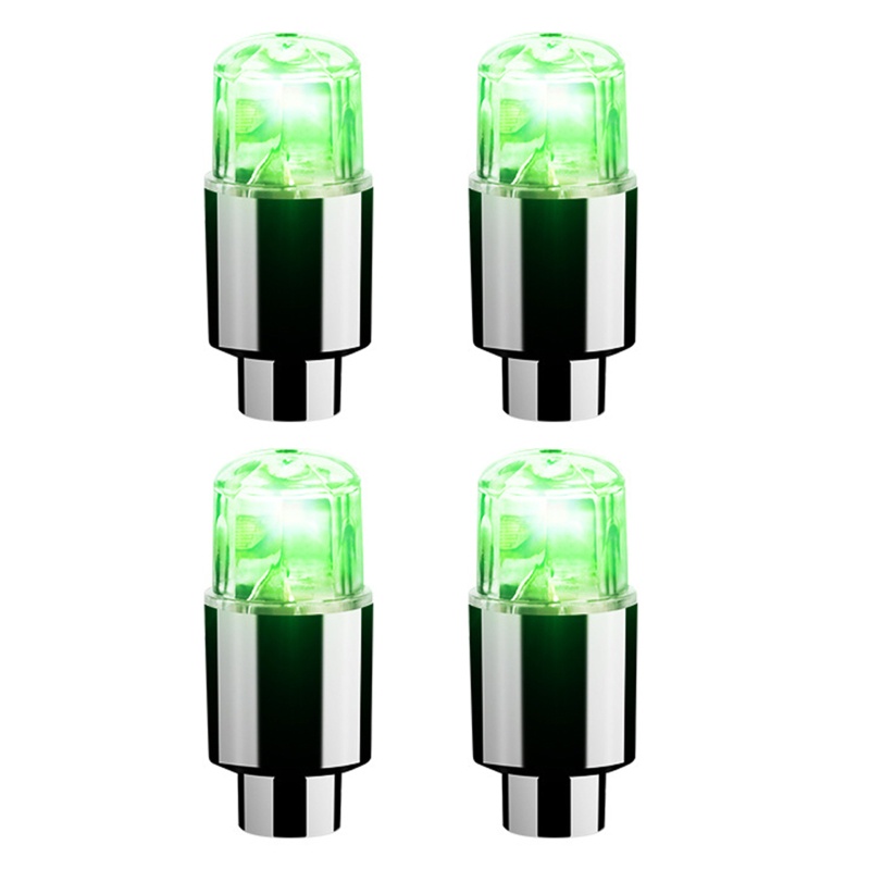 Bộ 4 Đèn LED Gắn Van Bánh Xe Đạp / Xe Hơi Trang Trí