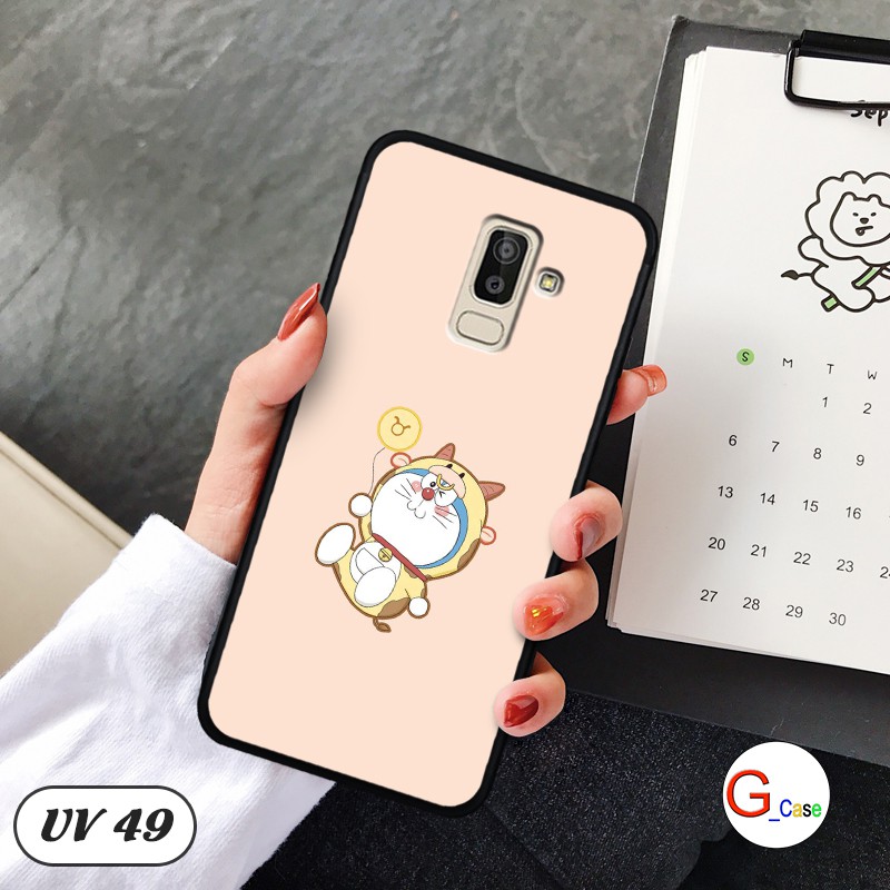 Ốp điện thoại Samsung Galaxy J8 - lưng nhám viền dẻo