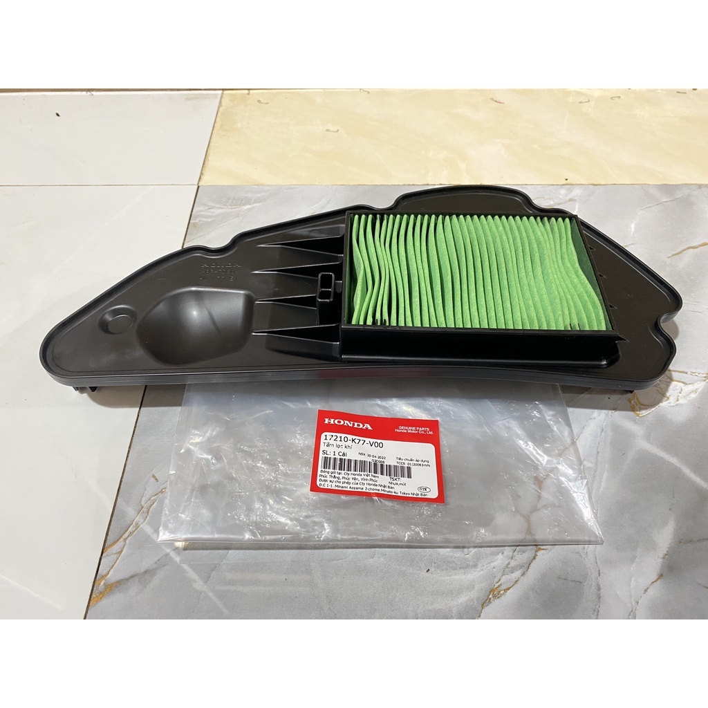 Lọc gió xe máy - tấm lọc khí HONDA SH 125&150 năm 2017-2018-2019. (17210K77V00)