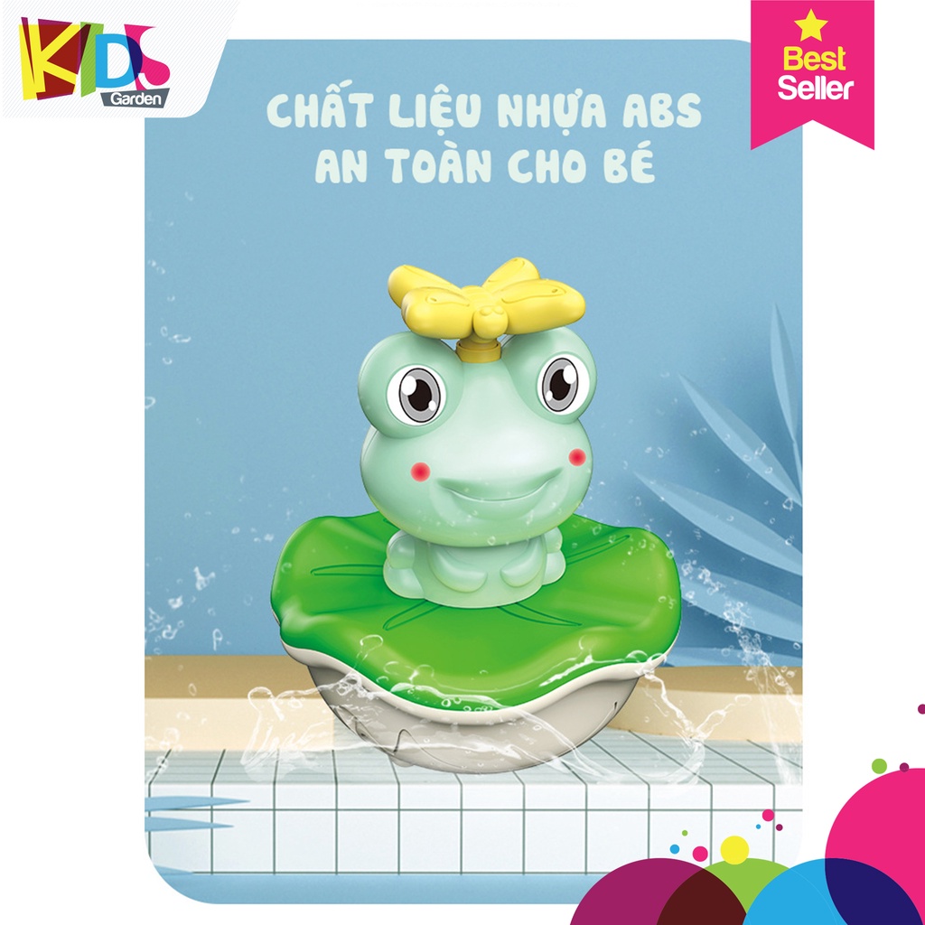 Đồ chơi nhà tắm cho bé hình ếch con phun nước đồ chơi tắm cho bé một cách dễ dàng với nhiều phụ kiện đi kèm DC01-ECH