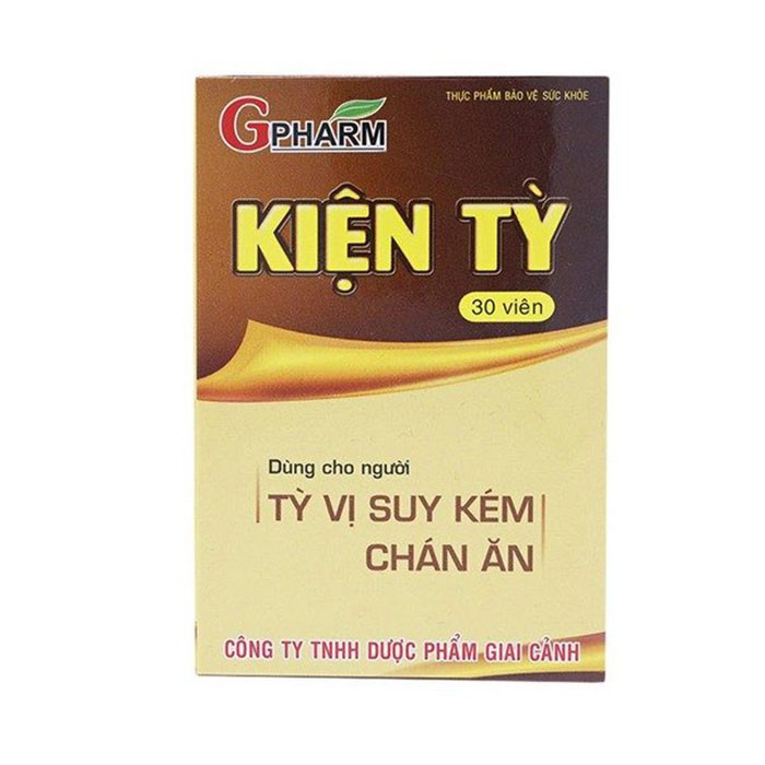 Kiện Tỳ - Hỗ trợ tốt cho người tỳ vị suy kém, chán ăn và giúp hấp thu chất dinh dưỡng (Hộp 30 viên)