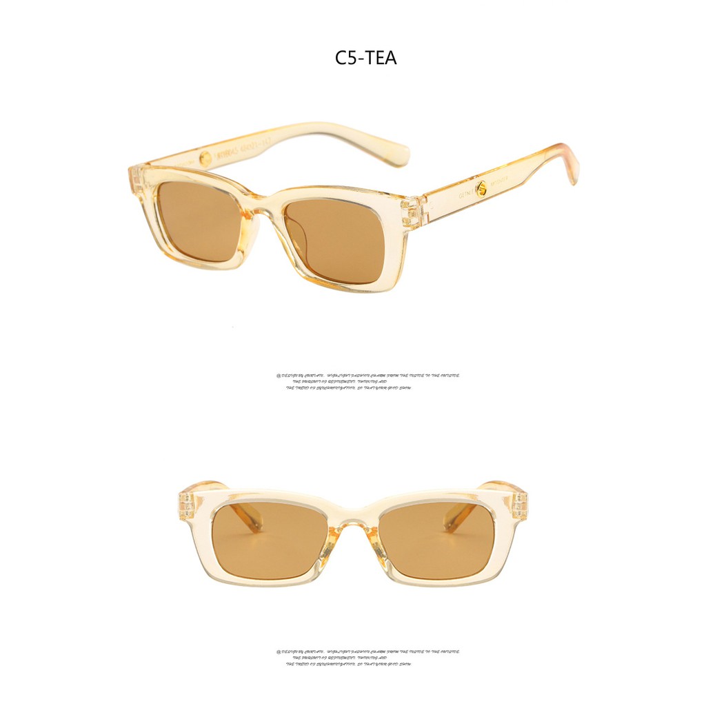 Kính Mát Gọng Vuông Nhỏ Phong Cách Retro