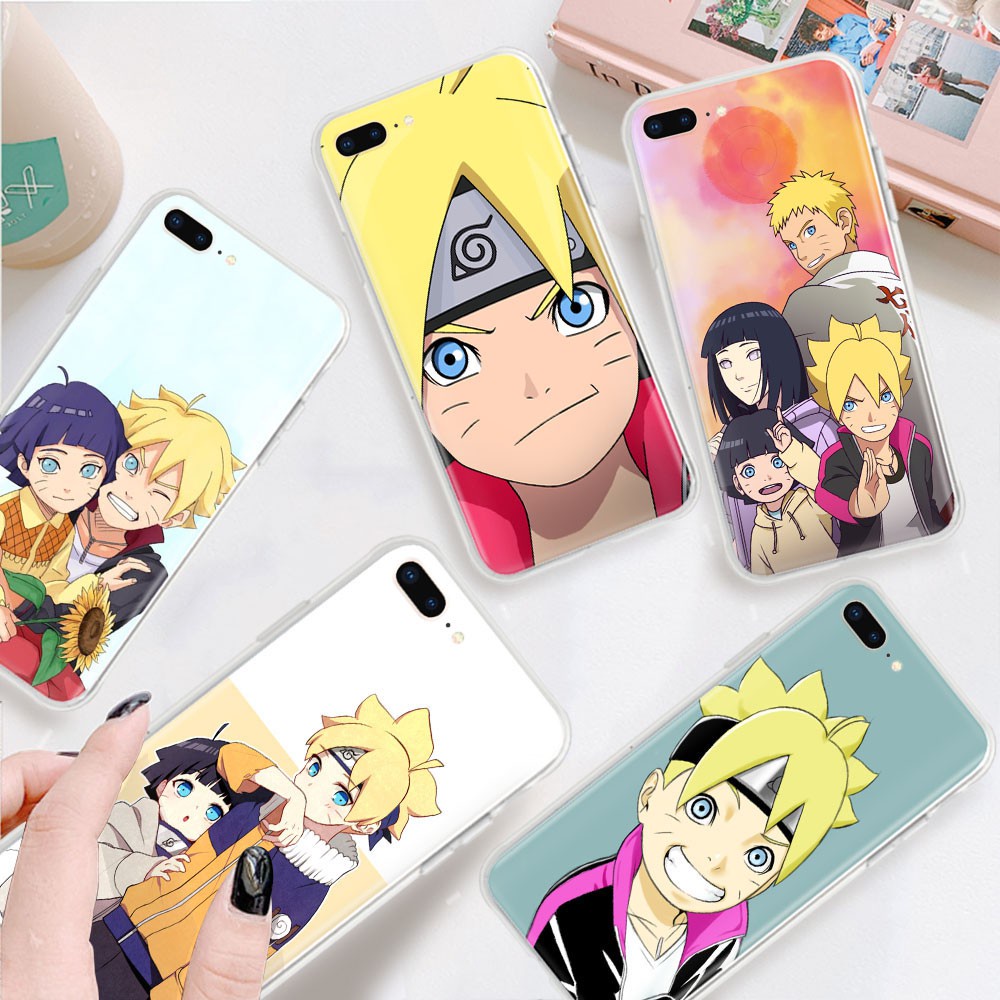 Ốp Điện Thoại Trong Suốt Họa Tiết Boruto Cho Iphone 8 7 6 6s Plus 5 5s Se Tb14