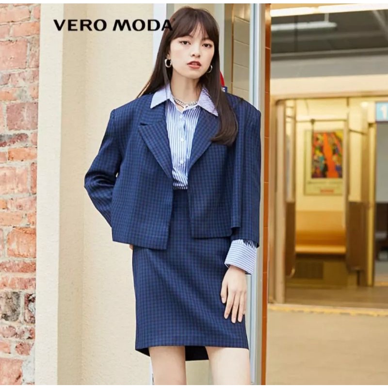 Áo khoác vest kèm đai hiệu Vero Moda