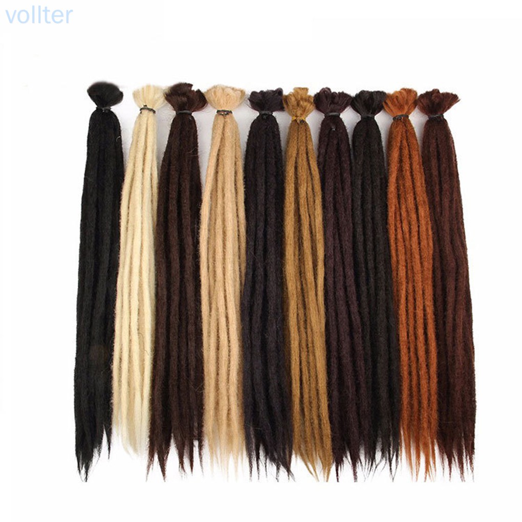 [Hàng mới về] Tóc bện giả cỡ 20inch nối dài tóc phong cách hiphop thời trang cho nam nữ