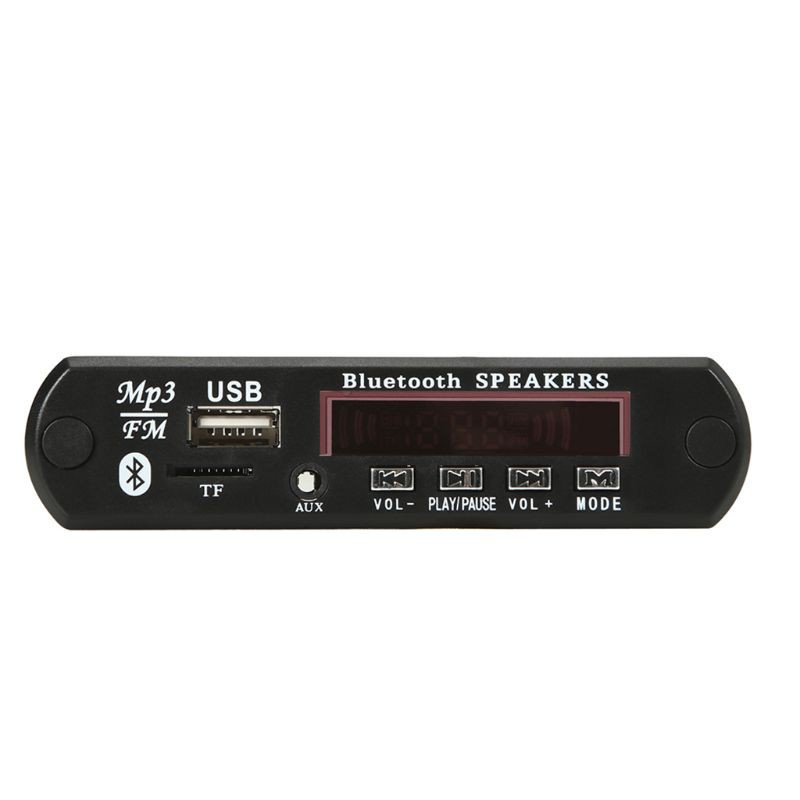 LIDU1  Automobile Car Bluetooth MP3 WMA FM AUX Decoder Board Plate Module TF SD Card USB Radio Car MP3 Speaker Accessorie