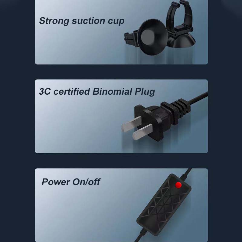 AQUARZOO Aquarium Fish Tank LED light RGB,Lampu Aquarium LED Light for Plant,Blue Red LED Light WRGB Aquarium Light