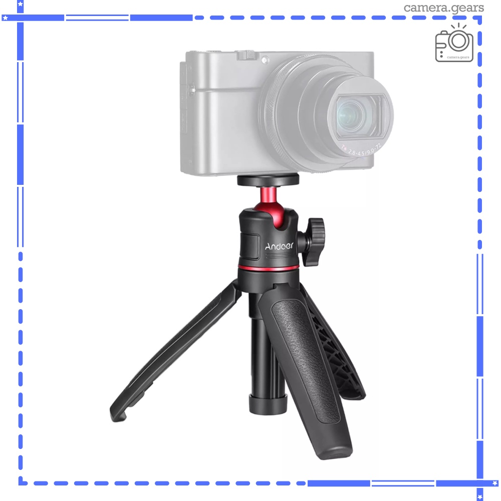 Tripod MT-08 Andoer nhỏ gọn cho điện thoại, máy ảnh, máy quay hành động như gopro, osmo action, sjcam