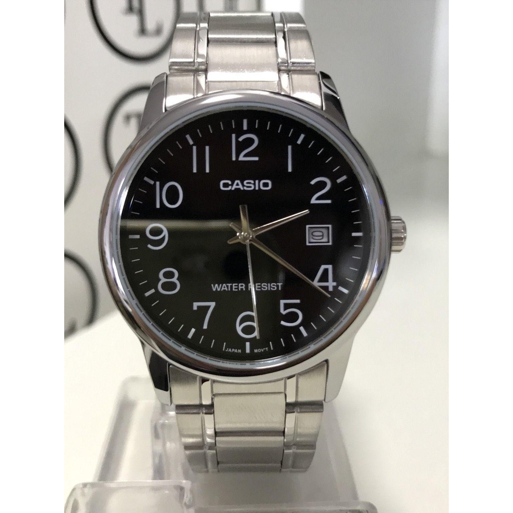 Đồng hồ Nam Casio MTP-V002D-1BUDF dây inox